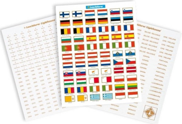 Наборы наклеек для нумизматов