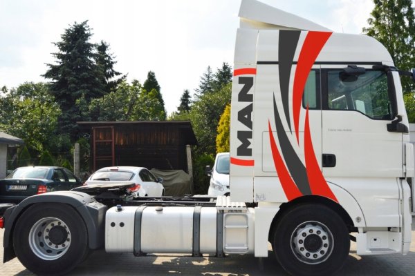 Наклейки на man TGX