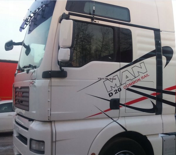 Наклейки на ман ТГА