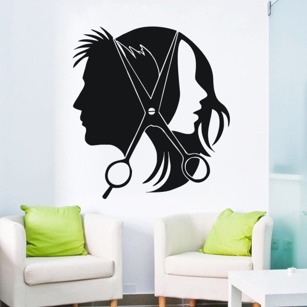 Наклейки на стену для салона красоты