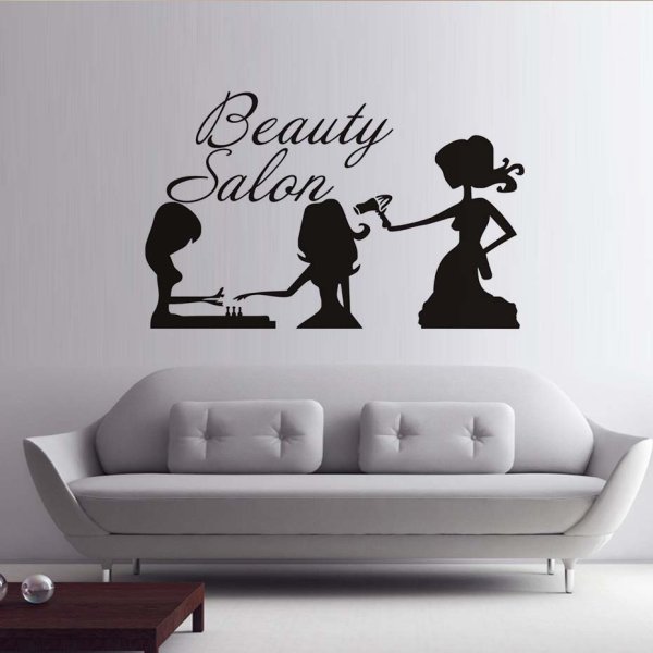 Наклейки на окна салон красоты