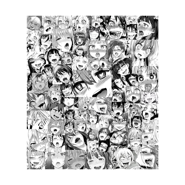 Аниме ахегао коллаж