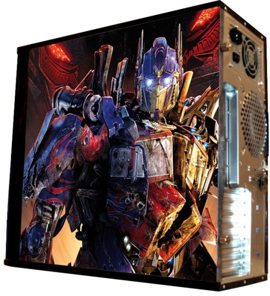 Аэрография на корпусе компьютера