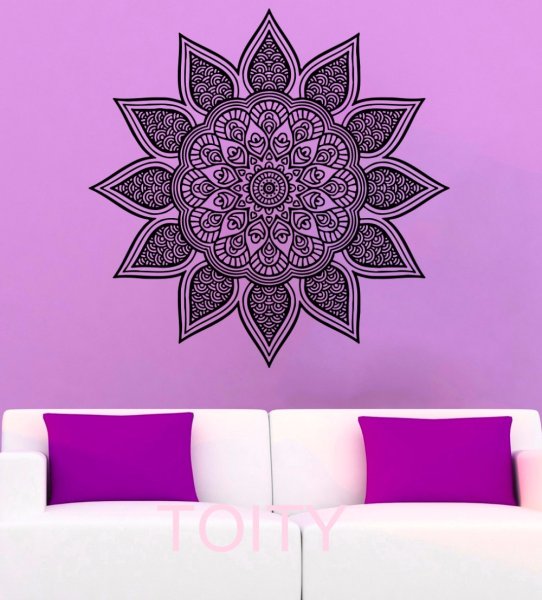Виниловая наклейка на стену Мандала