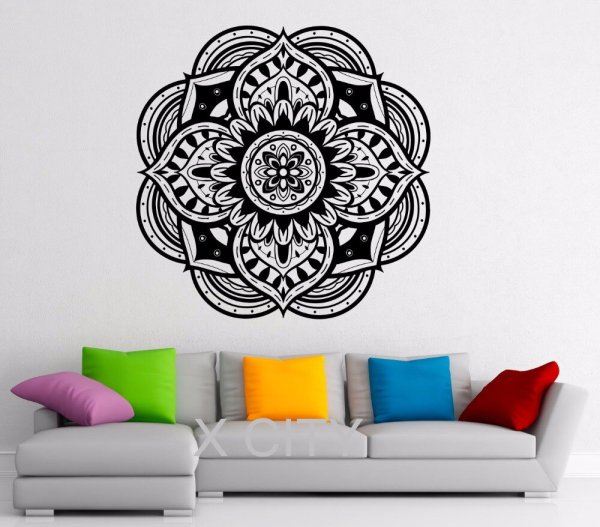Интерьерная наклейка Мандала