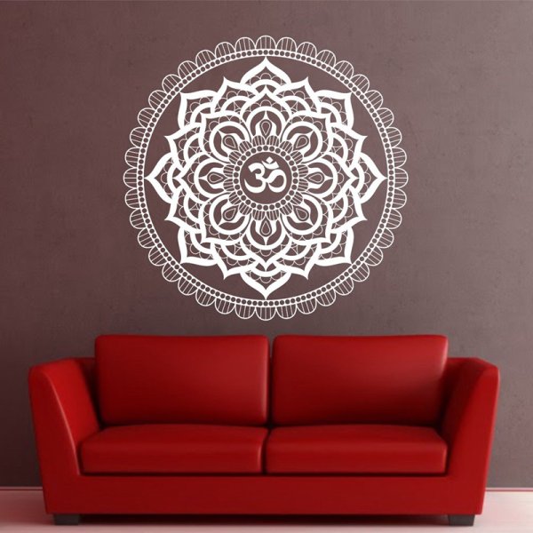 Наклейка (стикер) Yoga Namaste