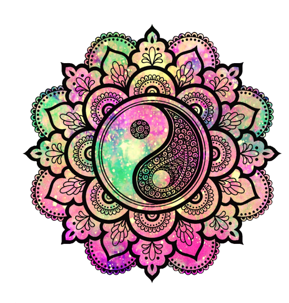 Shiny Floral Mandala