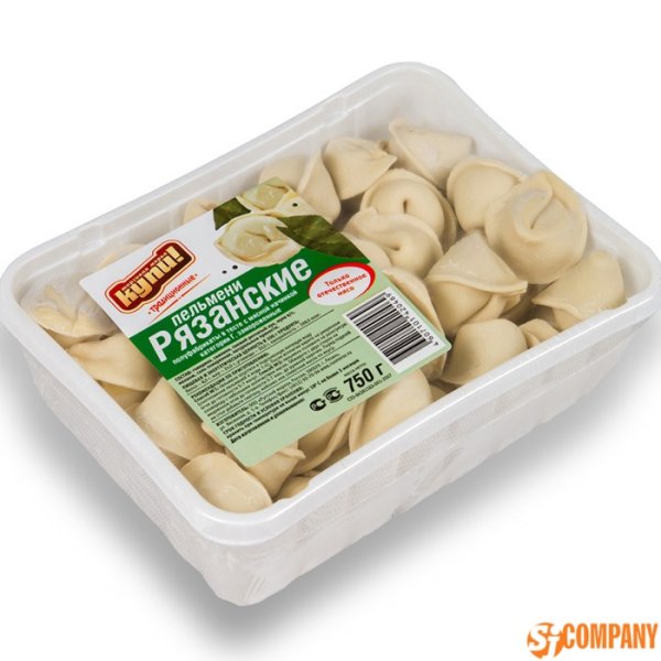 Упаковка на пельмени полуфабрикат