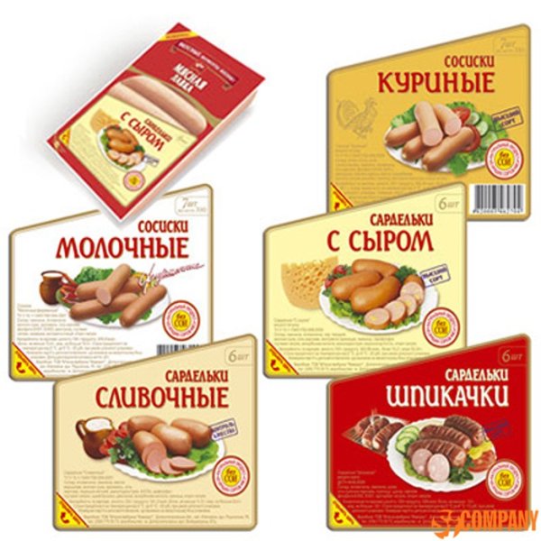 Этикетки для замороженных продуктов