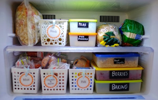 Организация хранения в морозильной камере