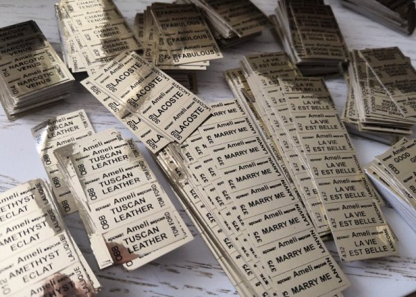 Бирки для парфюма