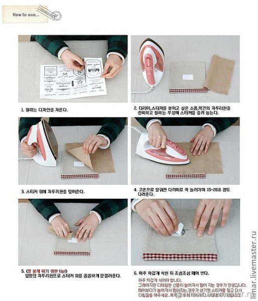 Приклеить термонаклейку на одежду