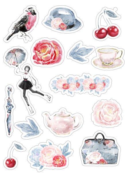 Эстетические наклейки для ежедневника