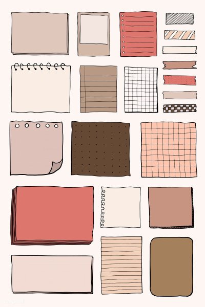 Стикеры для ежедневника