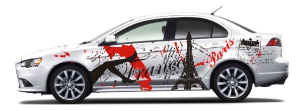 Наклейки на заднее стекло автомобиля