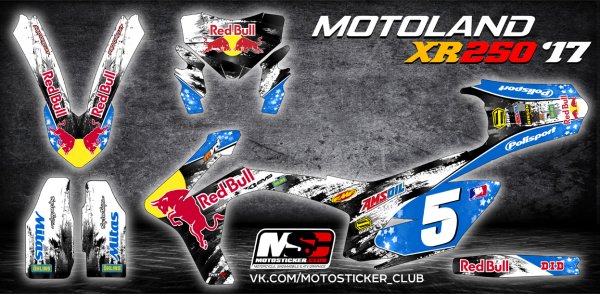 Пластик комплект мотоленд 250 XR