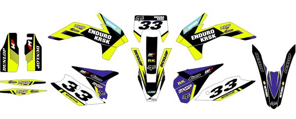 Комплект наклеек Motoland TT 250