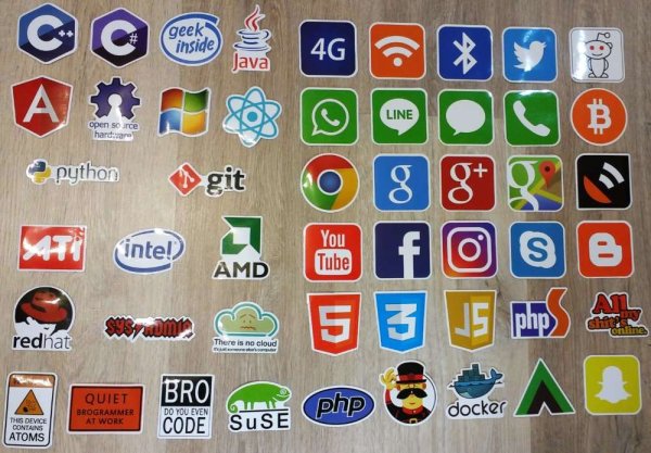 Наклейки для ноутбука программирование