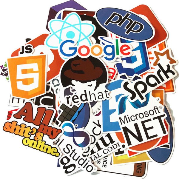 Наклейки для программиста на ноутбук