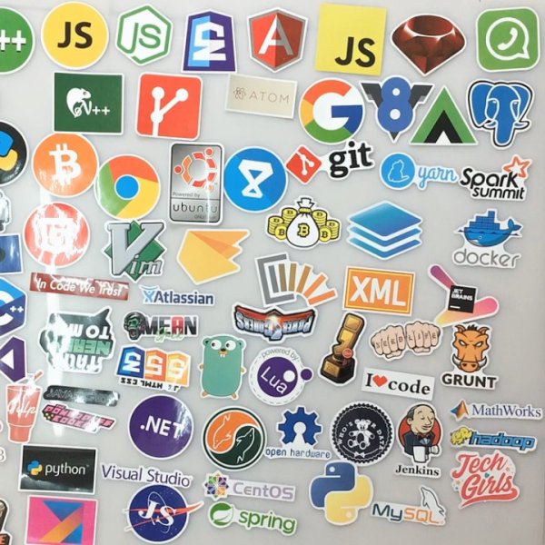Наклейки для программиста на ноутбук