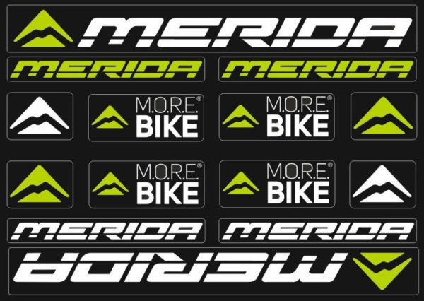 Наклейки на велосипед на раму Merida