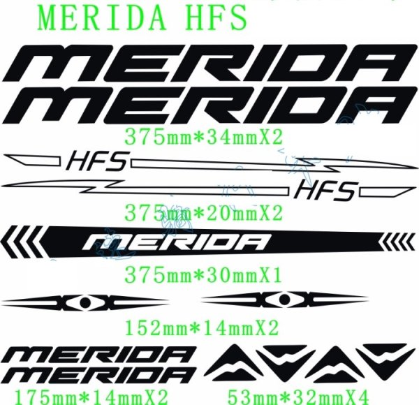 Фирменные наклейки на велосипед