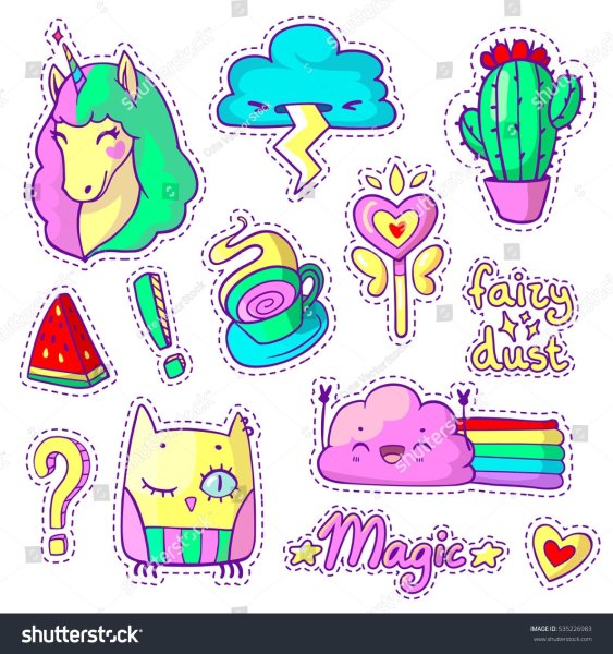 Стикеры для срисовки