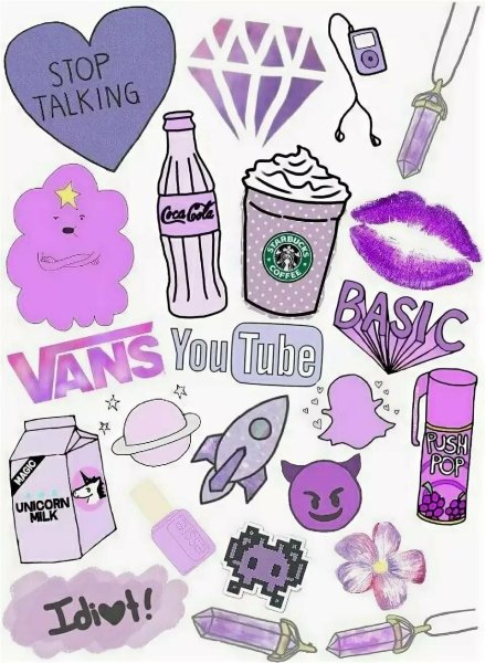 Наклейки для срисовки