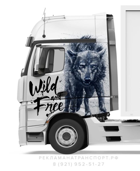 Наклейки на фуру кабины