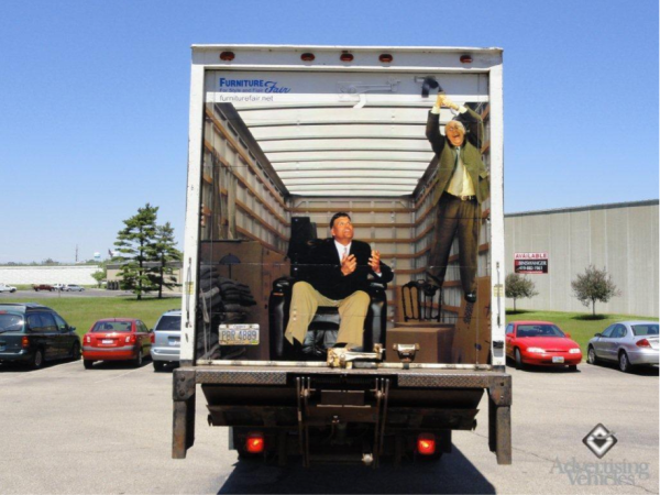 Наклейки на будку грузовика