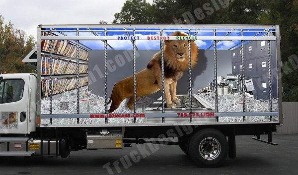 Реклама на будке автомобиля