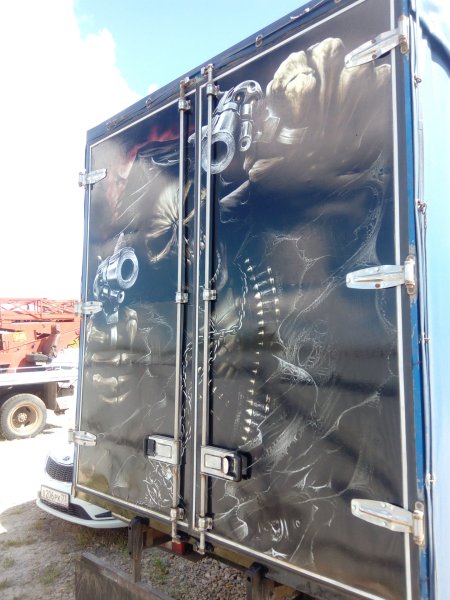 Наклейка на задние ворота Газель Некст