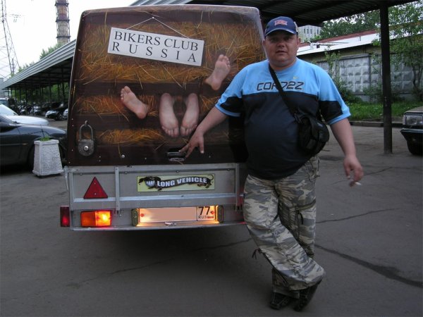 Прикольный прицеп