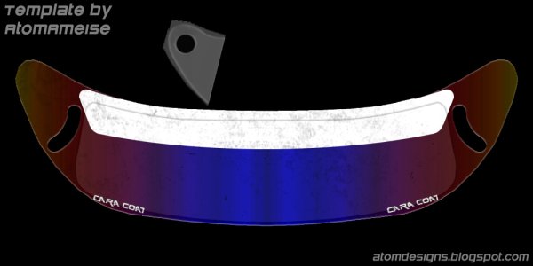 Наклейка Веном на шлем