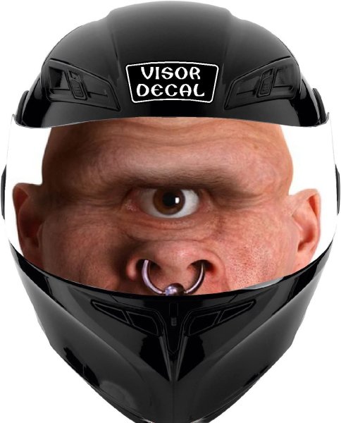 Наклейки на шлем