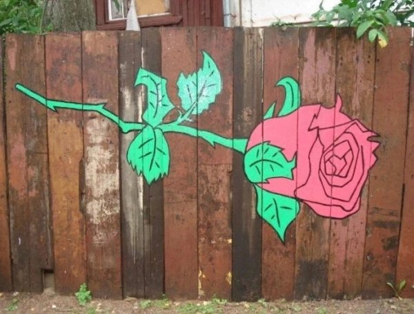 Прикольные надписи на дачных заборах