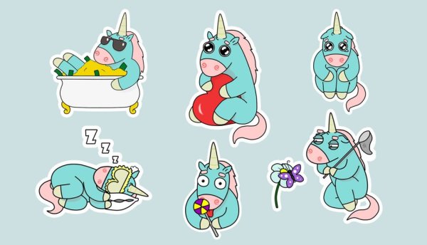 Стикеры для срисовки