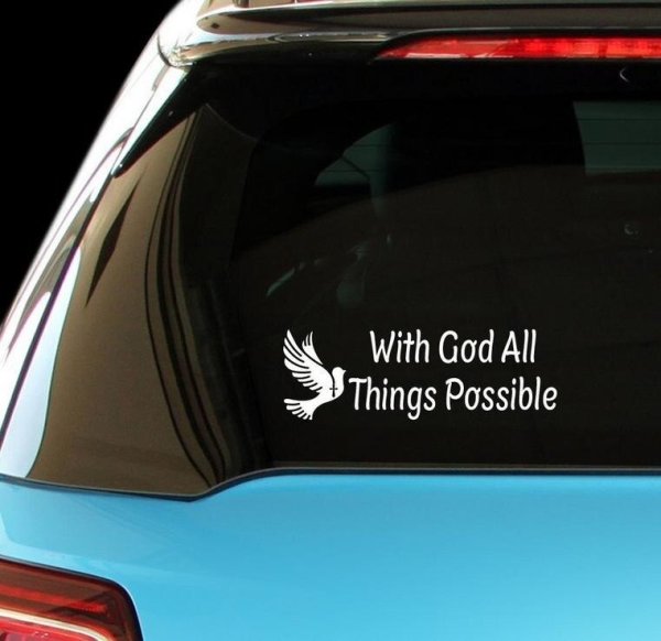 Крест христианский наклейка