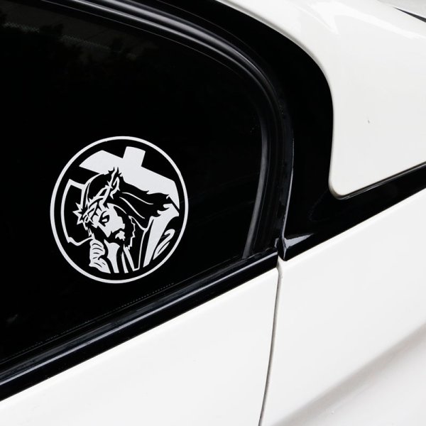 Наклейка на авто Иисус