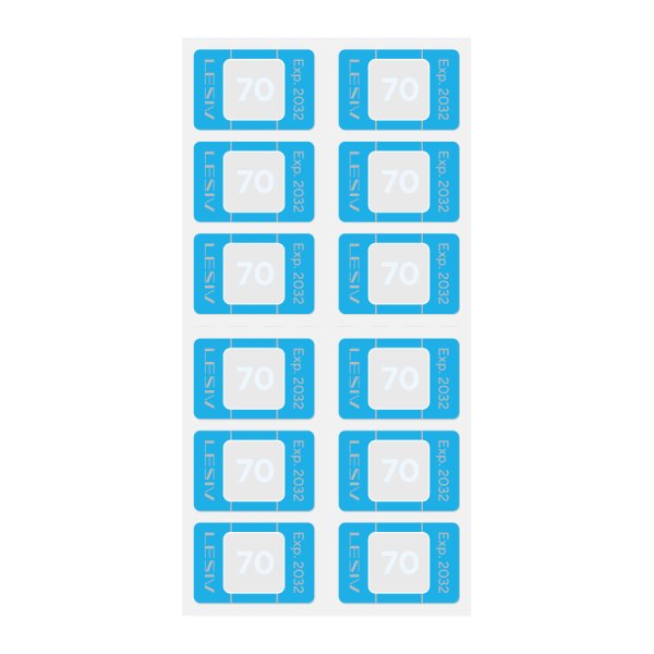 Термоиндикатор Lesiv l-Mark 3t 80-90-100c, цвет -желтый 24 шт.