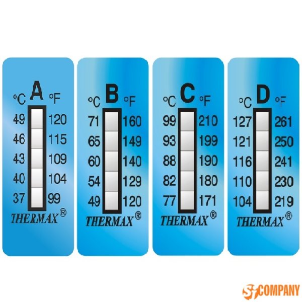 Нереверсивные термоиндикаторные этикетки Thermax