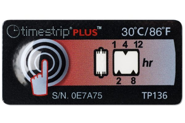 Термоиндикаторная наклейка THERMINDEX