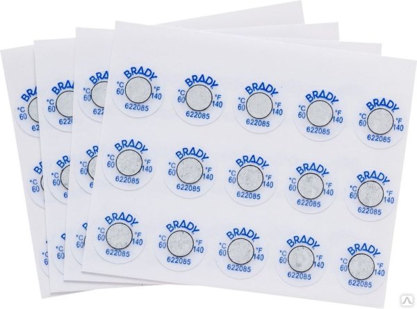 Brady температурные этикетки