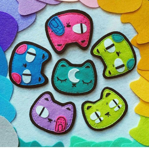 KSFI-046 наклейки из фетра