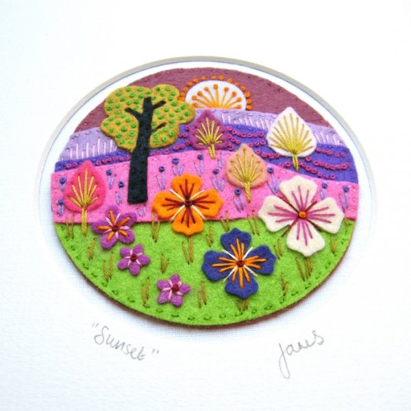 Фетр в цветочек