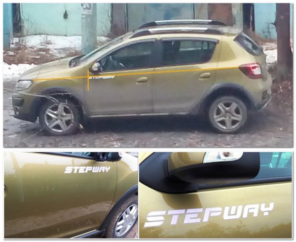 Наклейки Renault Sandero Stepway