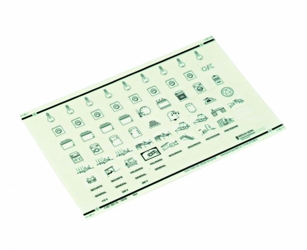 Маркировочные наклейки для электрощита