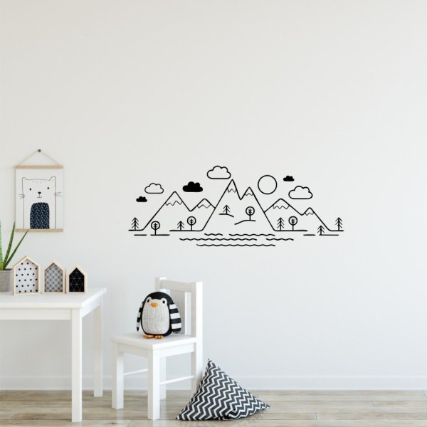 Интерьерные наклейки в скандинавском стиле