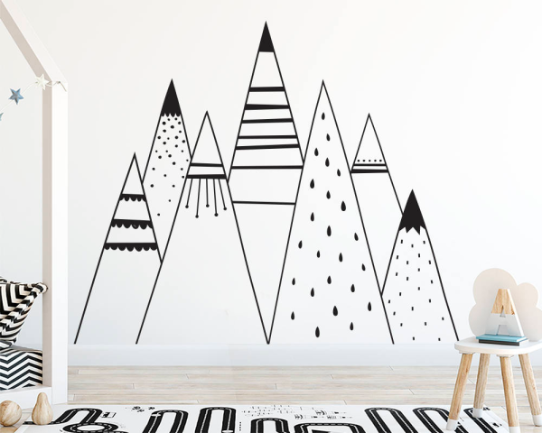Наклейки на стену горы