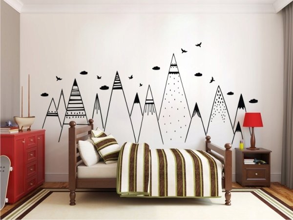 Декор горы в детской